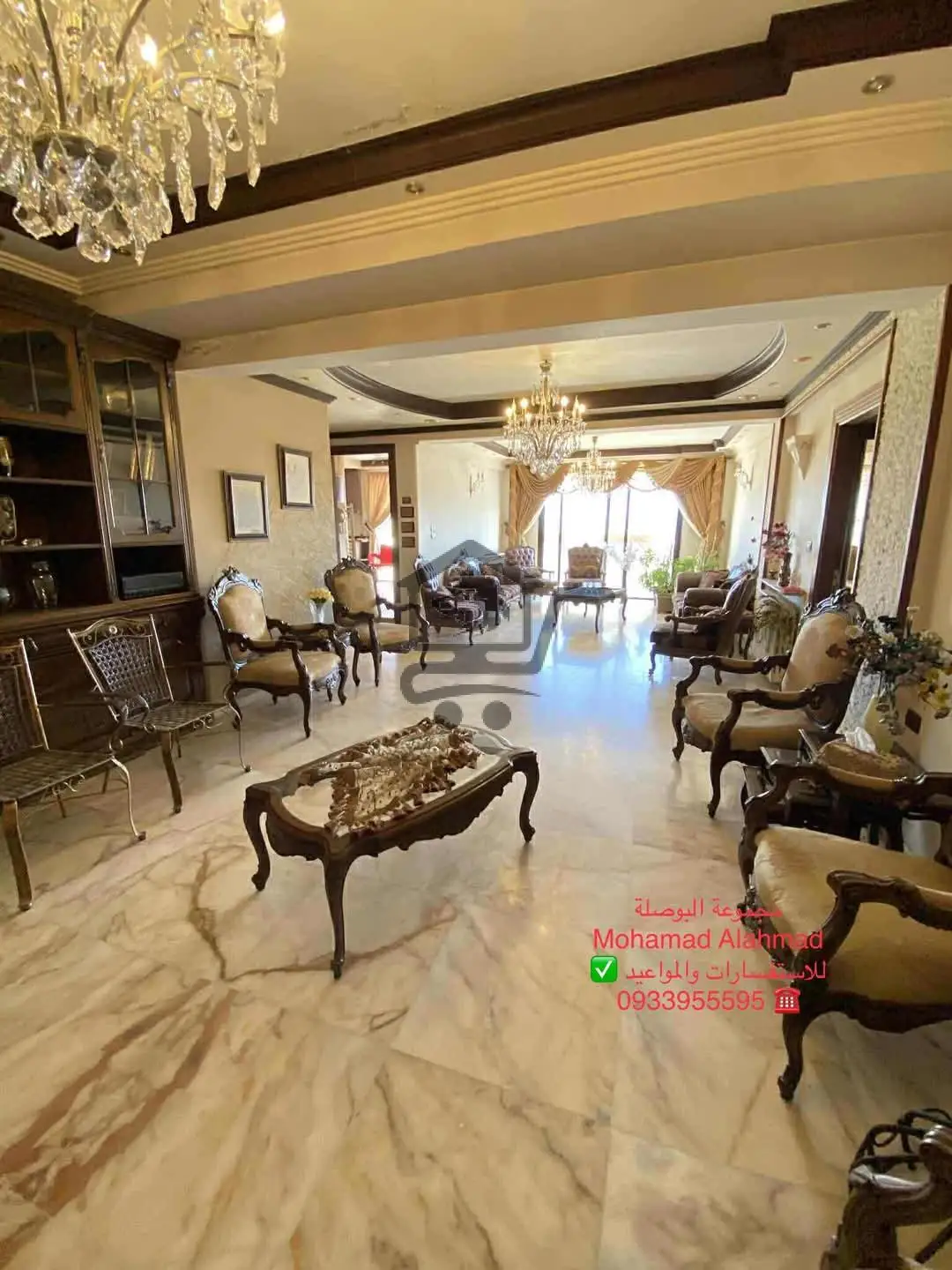 شقة 6 غرف بإطلالة خلابة