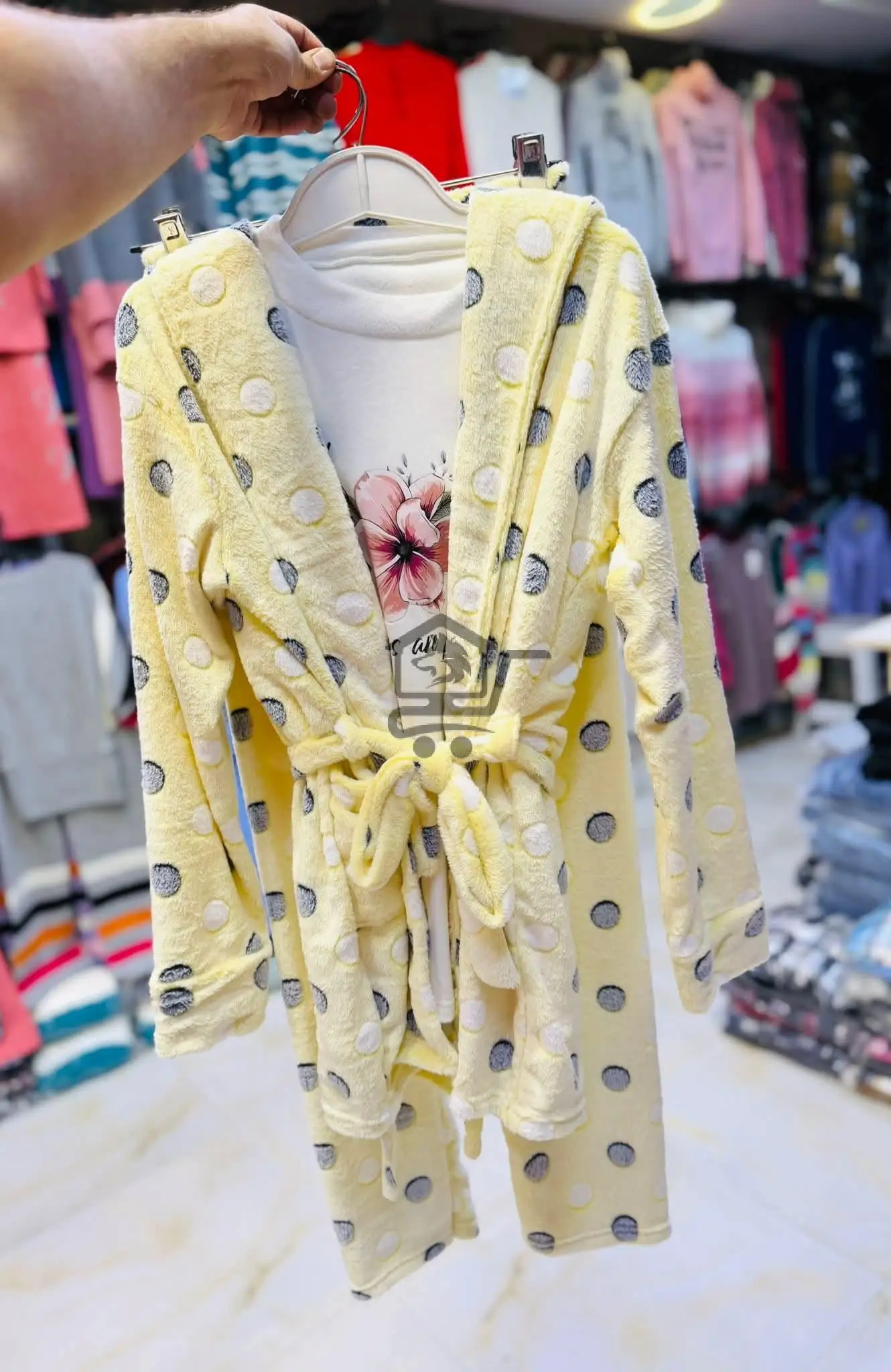 بيجامة ٣ قطع موهير 🌸 - الصورة 4