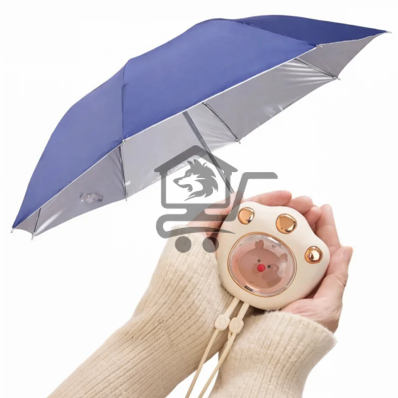 عرض الدفى شمسية كبيرة كيس قماش + جهاز تدفئة يدين - الصورة 4