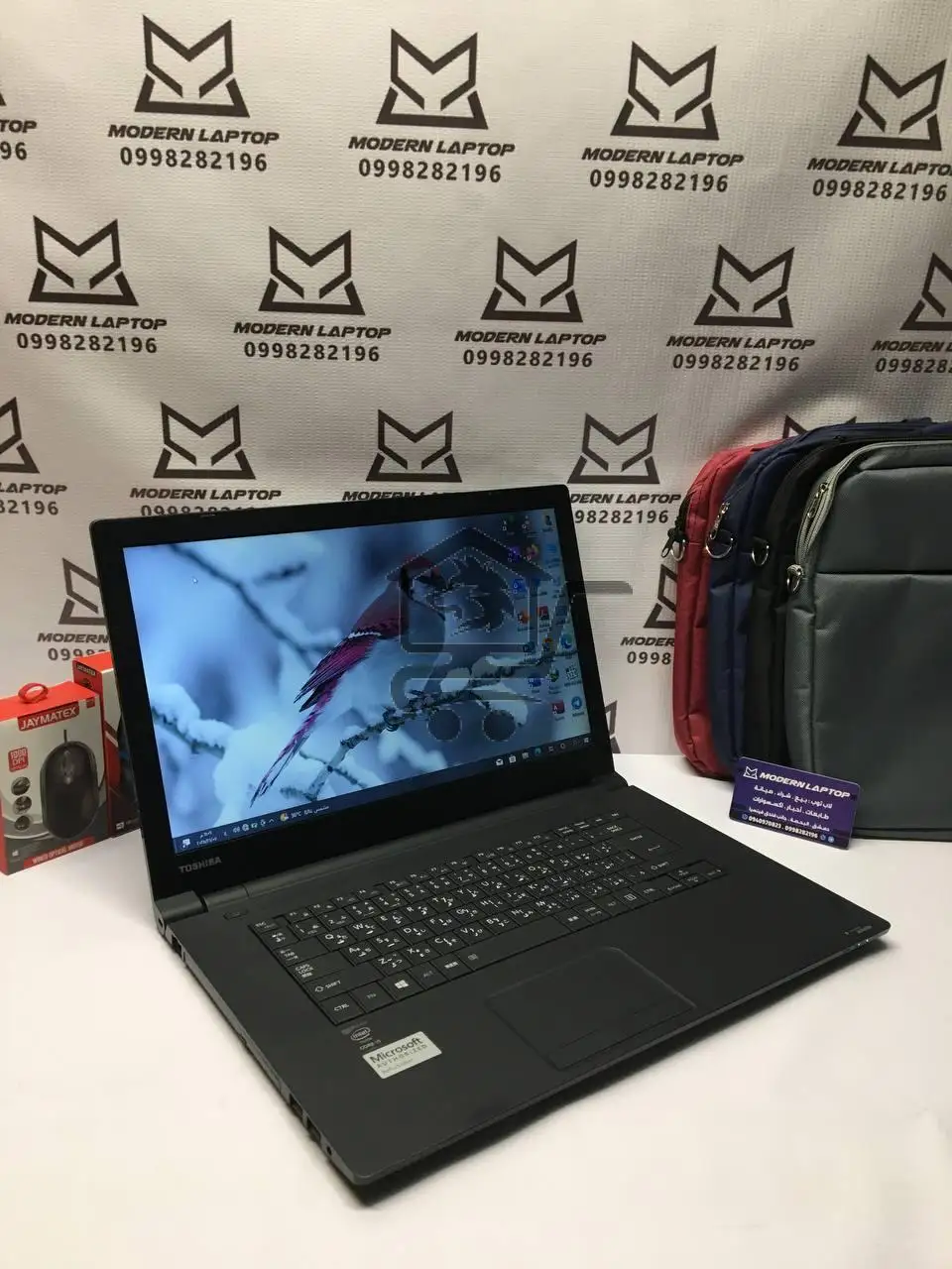 لابتوب TOSHIBA مستعمل بكفالة شهر كامل - الصورة 2