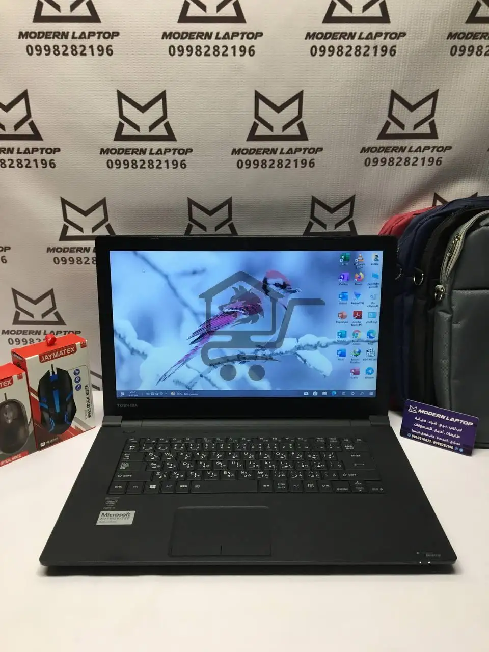 لابتوب TOSHIBA مستعمل بكفالة شهر كامل - الصورة 1