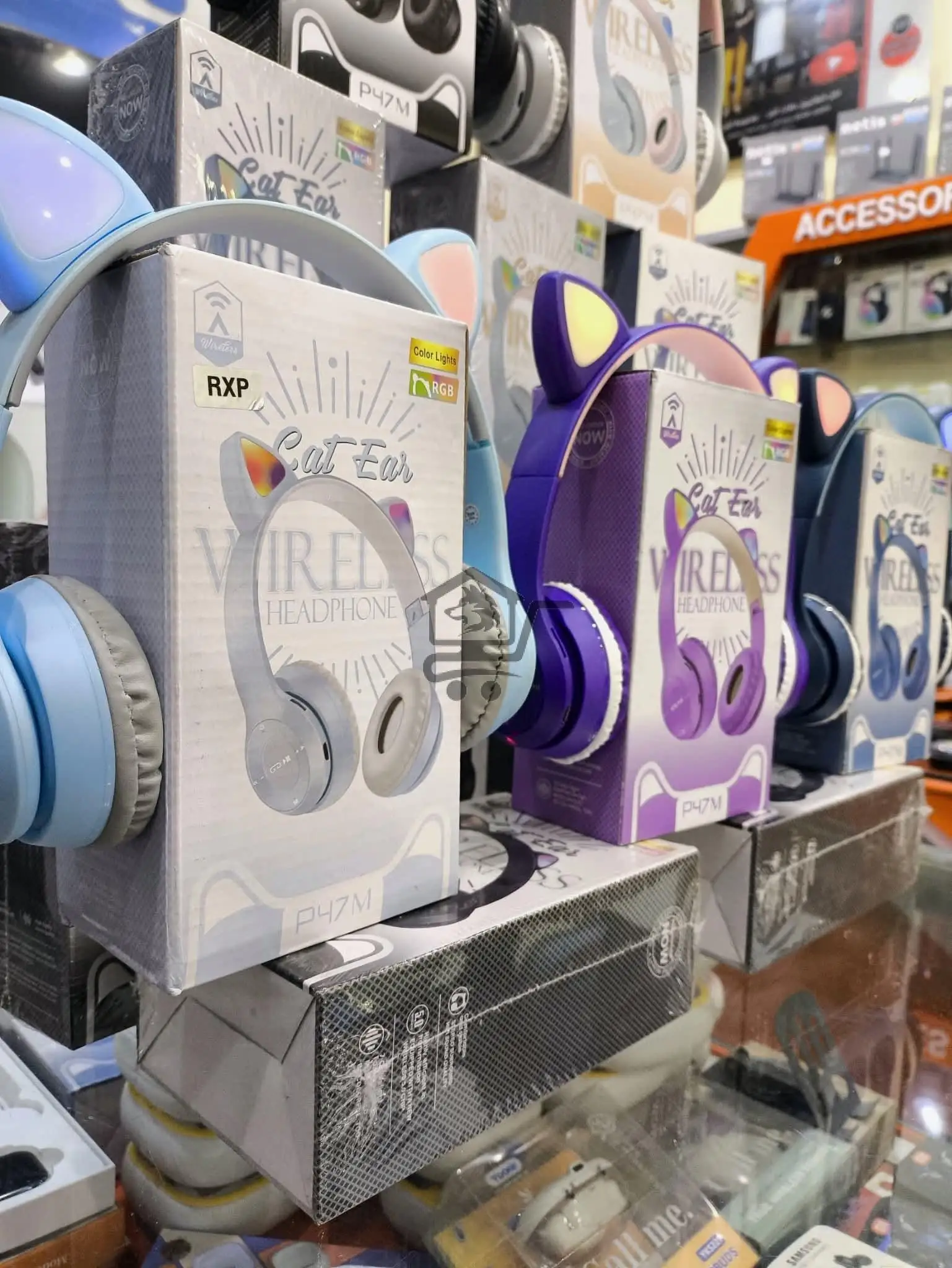 سماعة القطة المضيئة RBG - الصورة 1