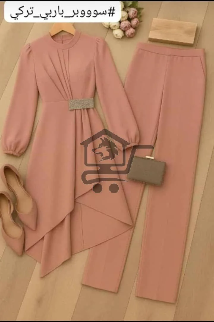 طقم نسواني قماش سوبر باربي - الصورة 4