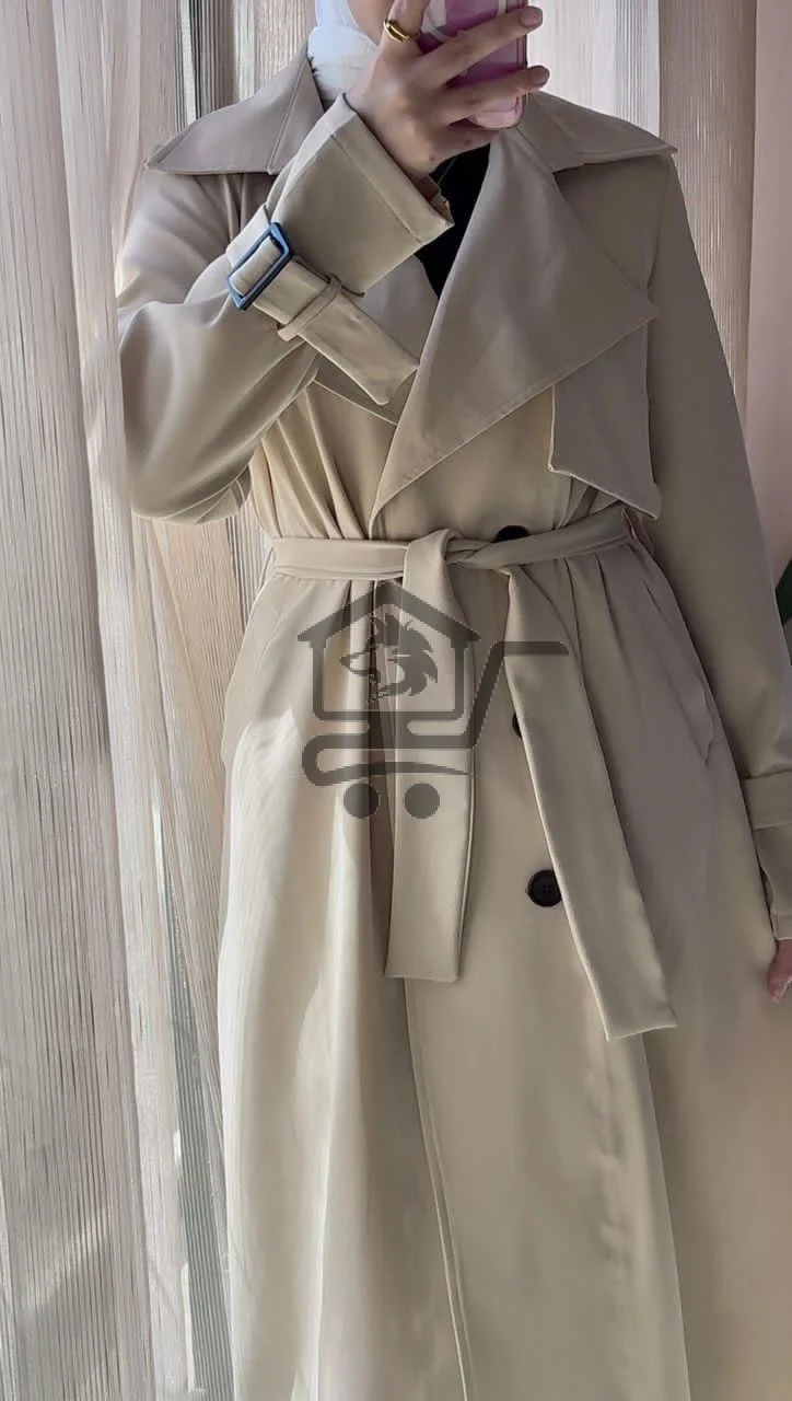 ترانشكوت نسواني قماش باربي - الصورة 1