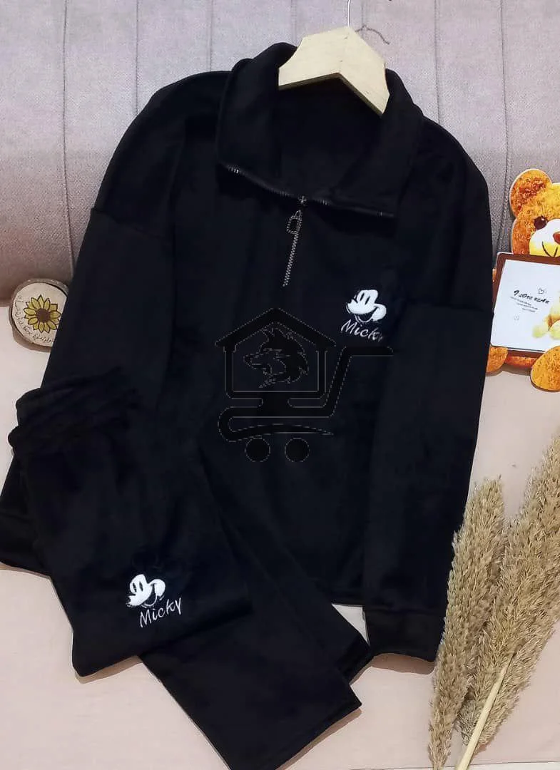 بيجاما نسواني مخمل تقيل - الصورة 6