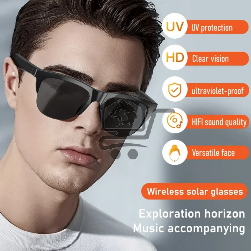 نظارات البلوتوث الذكية Glasses wireless headset - الصورة 3