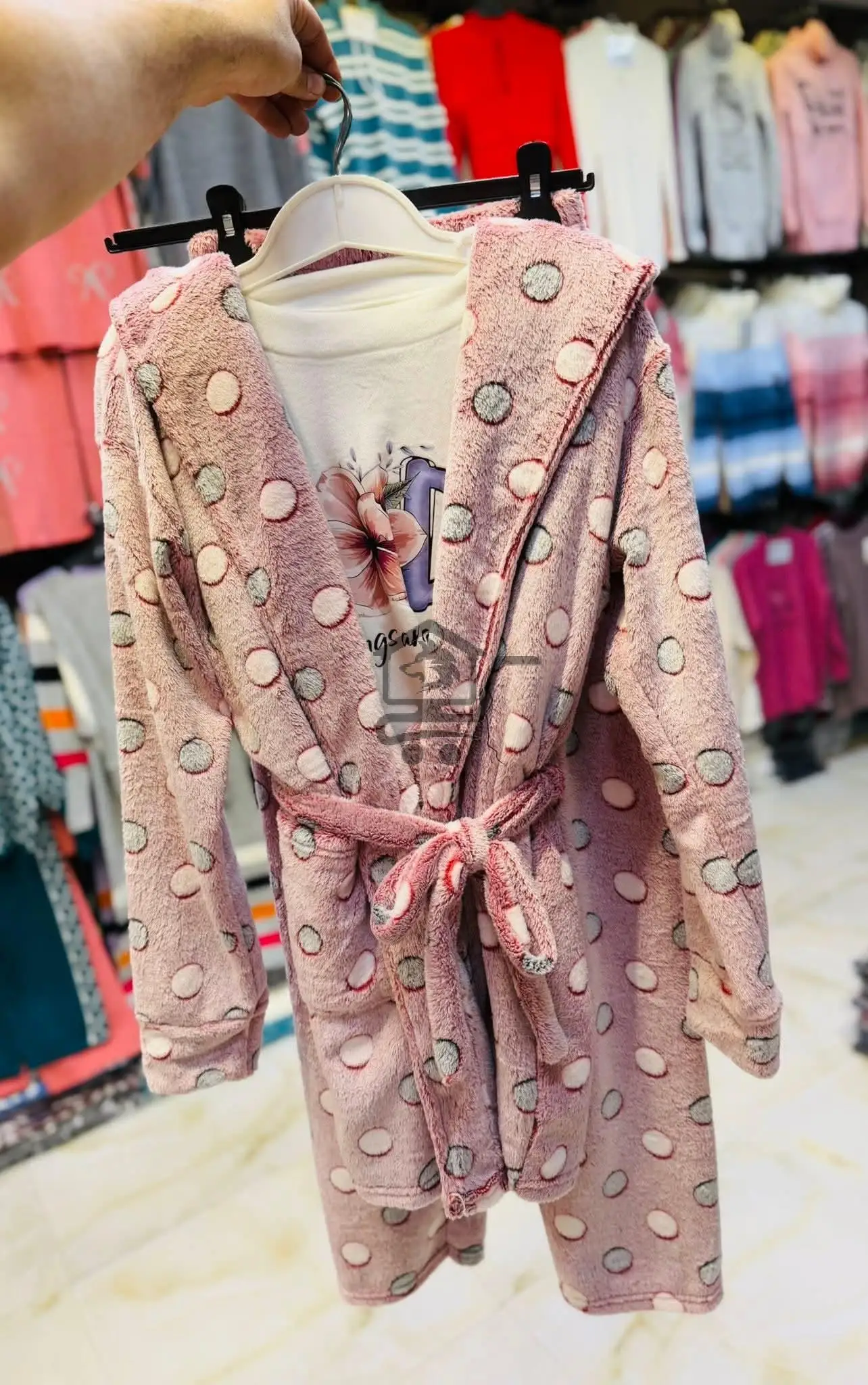 بيجامة ٣ قطع موهير 🌸 - الصورة 5