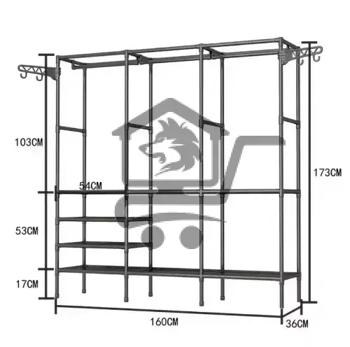 ستاند ملابس وأحذية جامبو - الصورة 2
