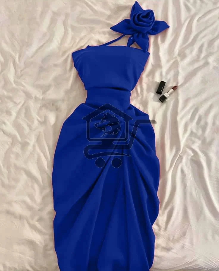 فستان سهرة كريب سكوبا - الصورة 4