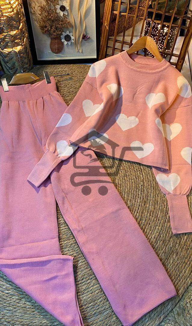 طقم نسواني قطعتين تريكو - الصورة 4