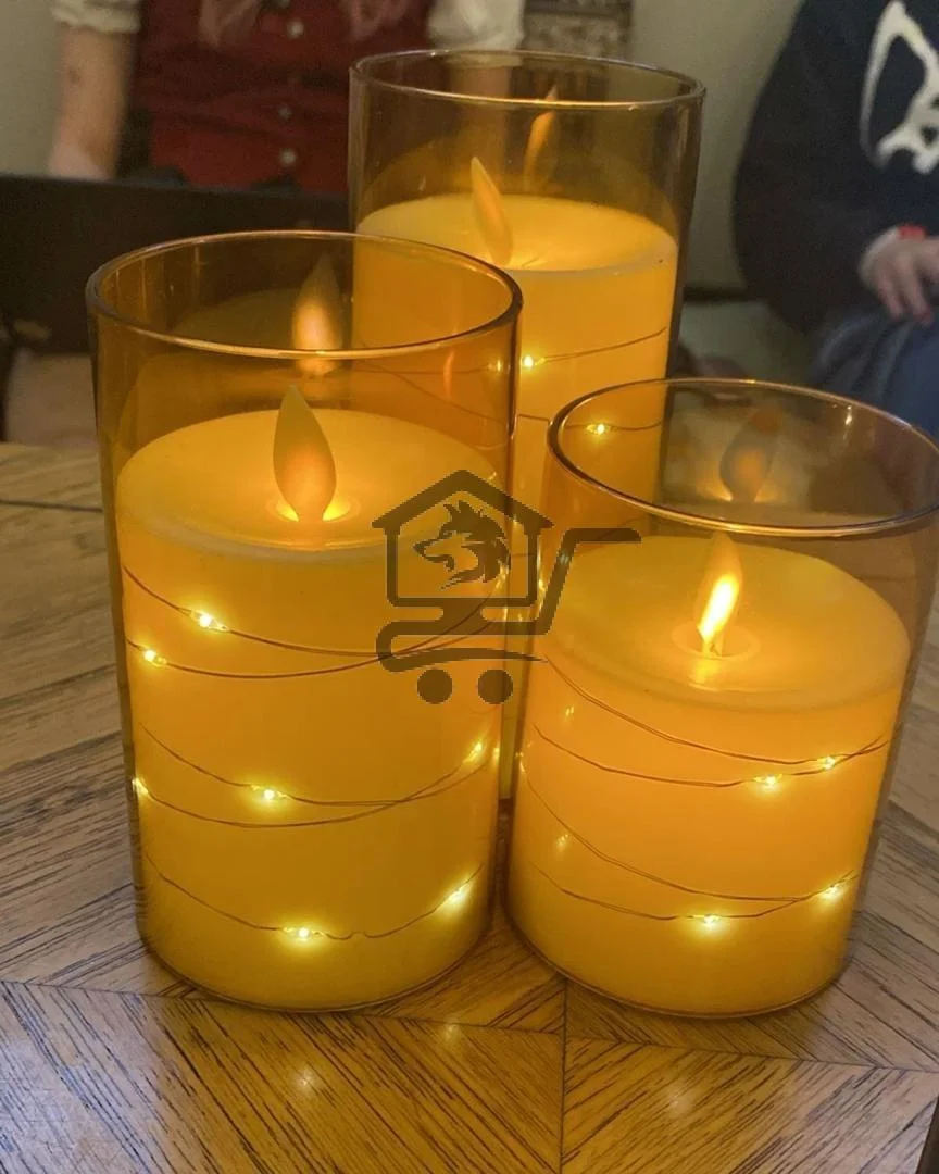 طقم شموع الكترونية - الصورة 3