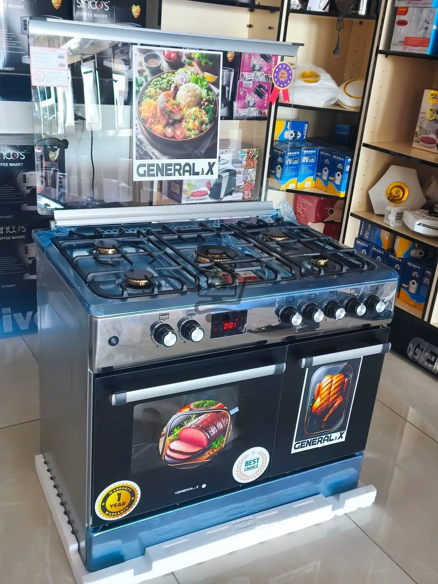 فرن غاز ستانلس