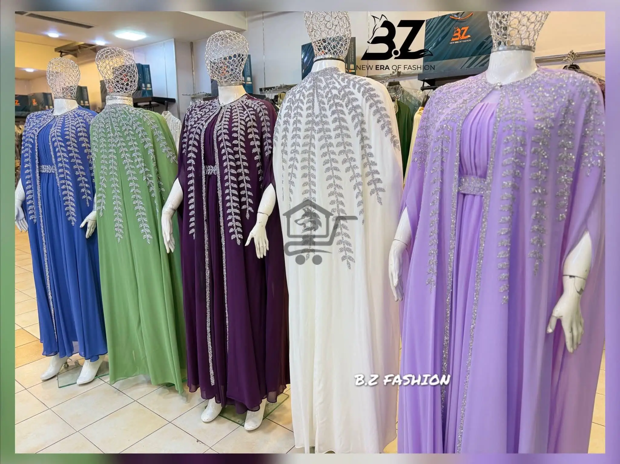 قفطان تركي قطعتين - الصورة 6