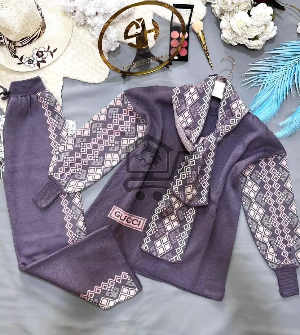 طقم تريكو قماش - الصورة 6