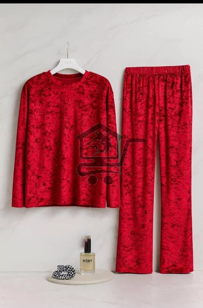 بيجاما نسواني مخمل - الصورة 4