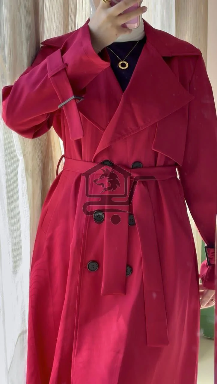 ترانشكوت نسواني قماش باربي - الصورة 2