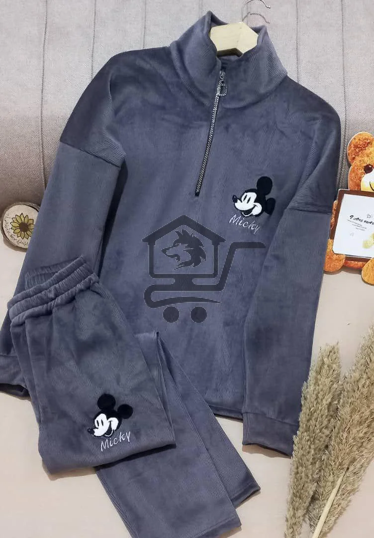 بيجاما نسواني مخمل تقيل - الصورة 3