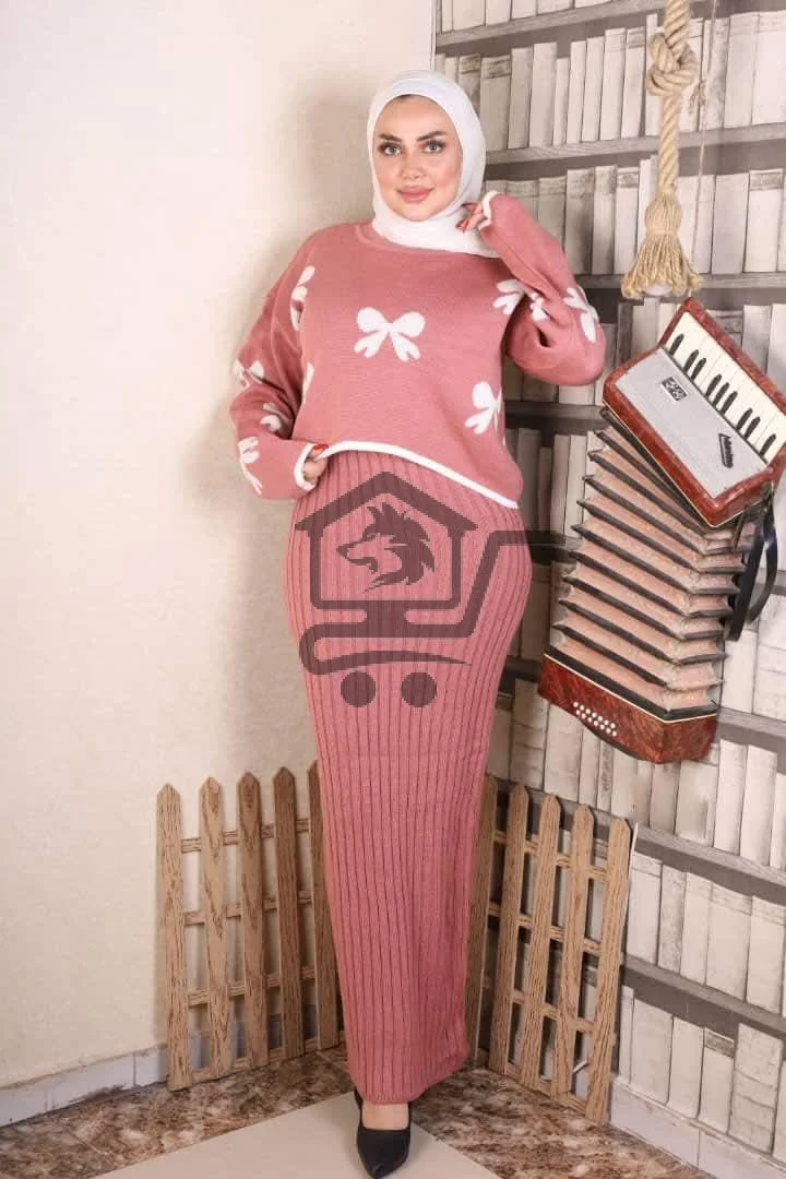 فستان تريكو قطعتين - الصورة 2