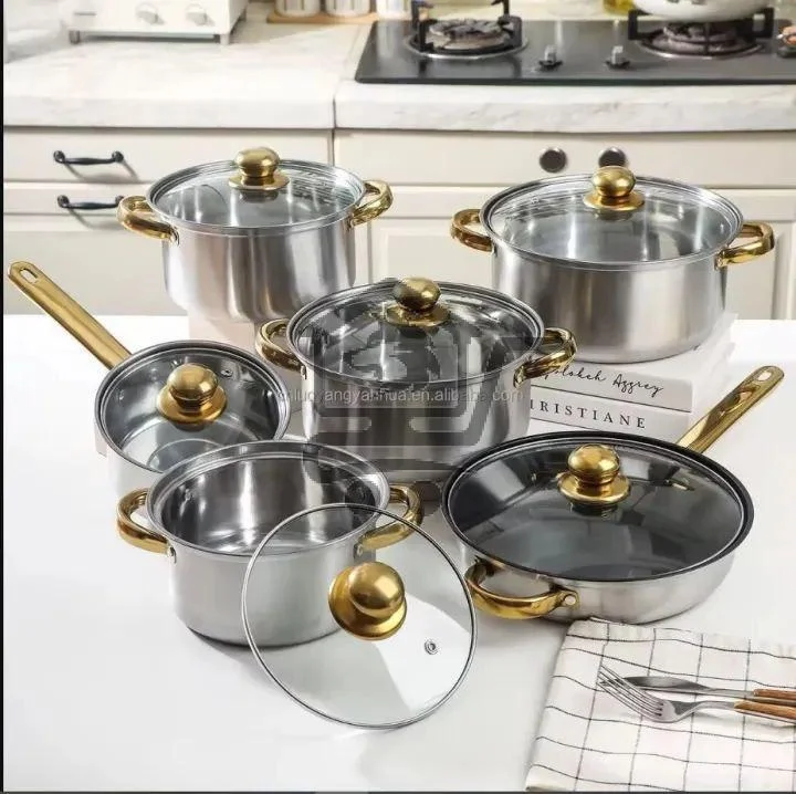 مجموعة طناجر ستانلس فاخرة - الصورة 6