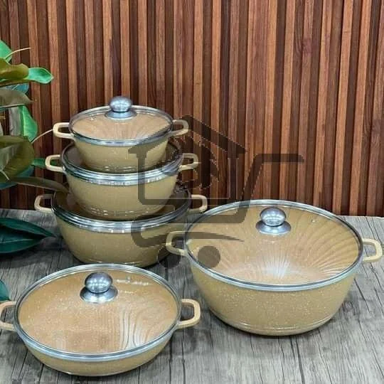 طقم طناجر غرانيت - الصورة 2