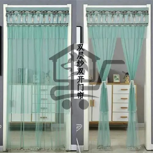 برادي شيفون طبقتين تول مطرزه بدانتيل - الصورة 3