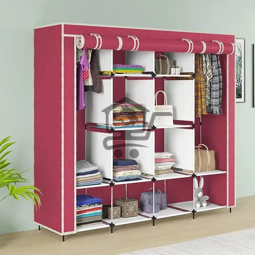 خزانة البسة مصنوعة من القماش - الصورة 4