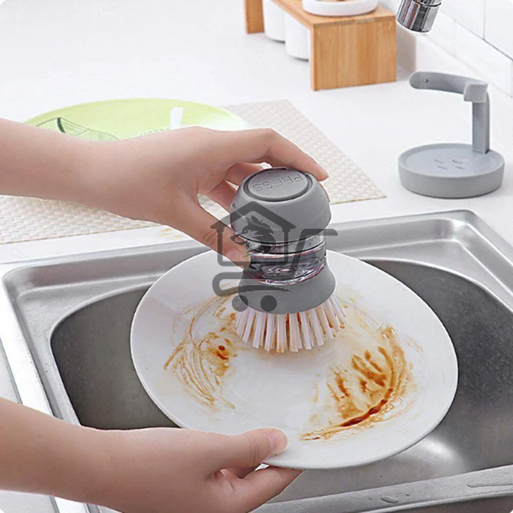 فرشاية تنظيف مع عصارة سائل جلي - الصورة 6