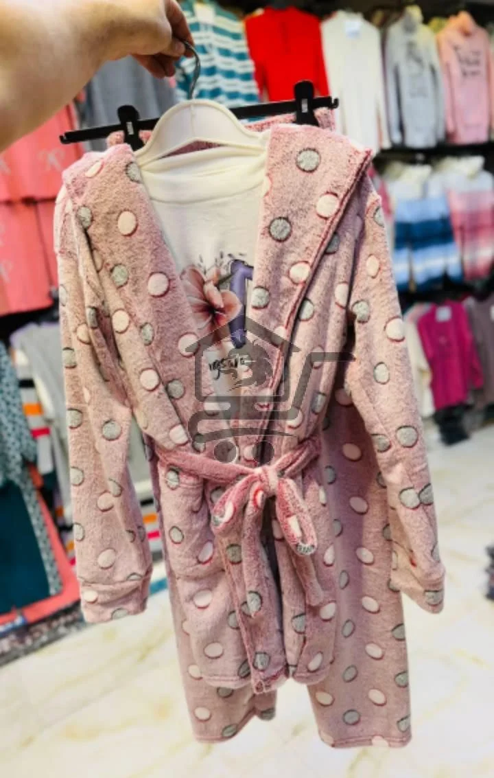 بيجامة ٣ قطع موهير 🌸 - الصورة 3