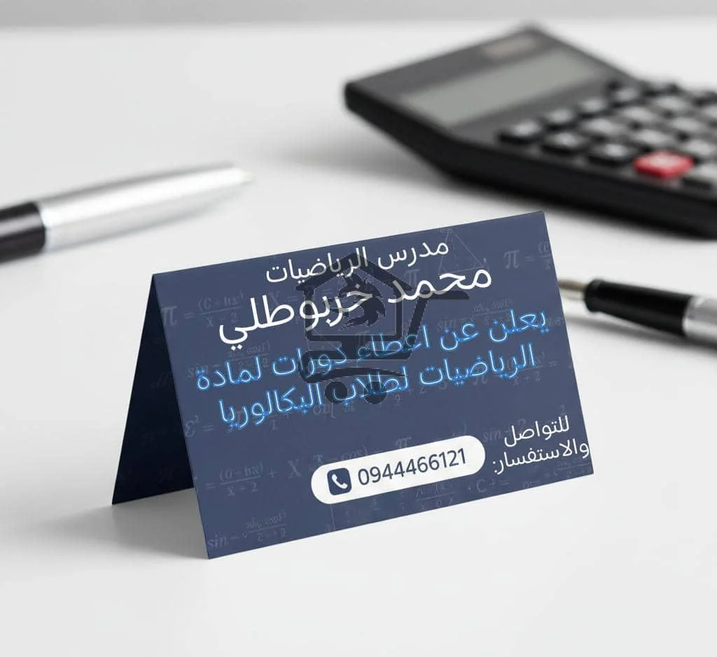 مدرس رياضيات📚 لطلاب البكالوريا