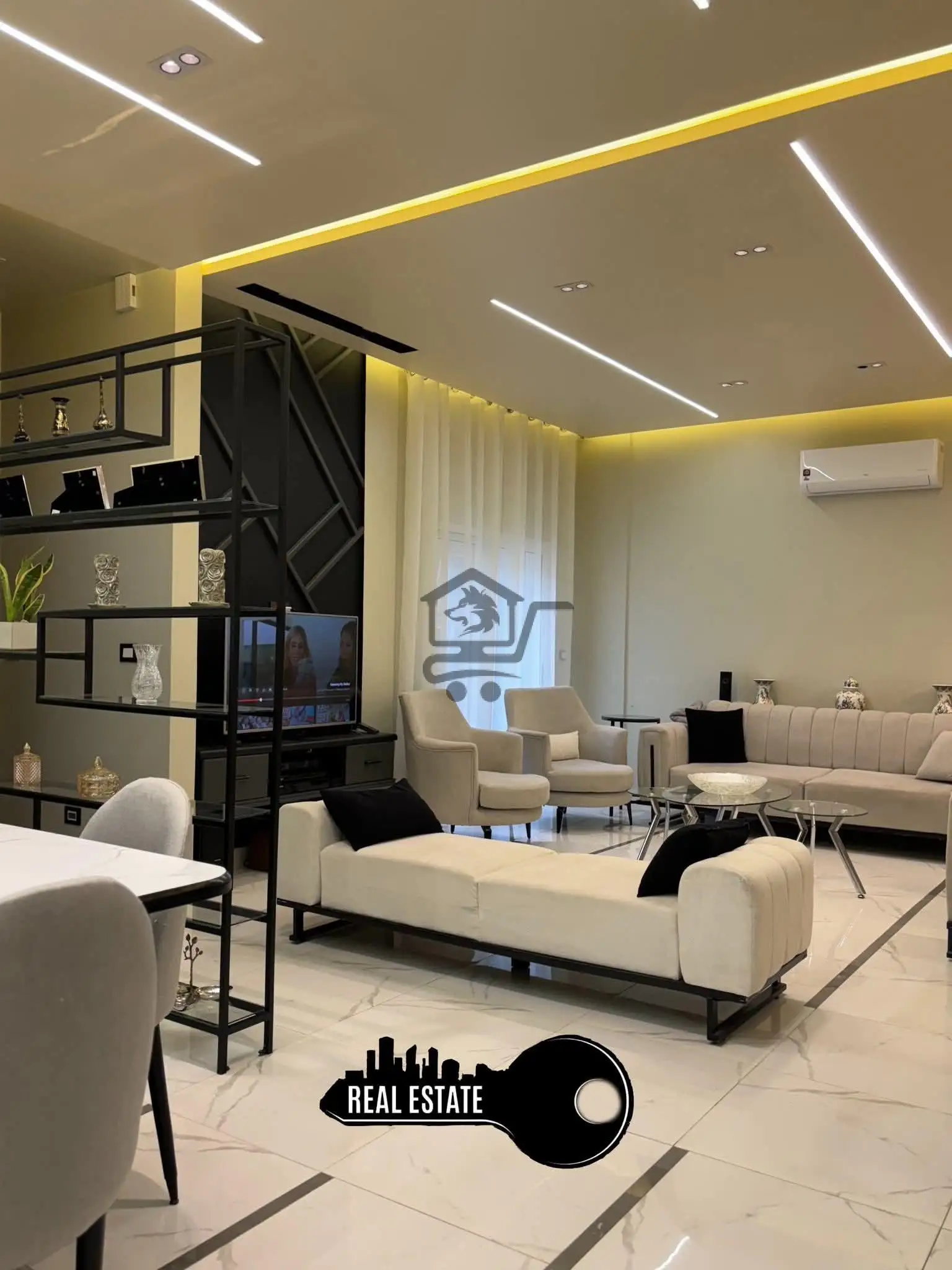 شقة بإكساء وفرش سوبر ديلوكس - الصورة 3