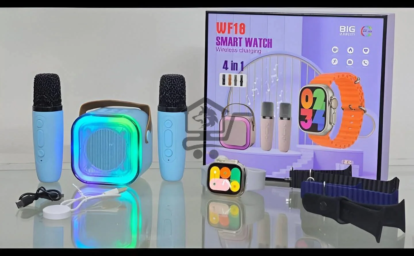 سبيكر +ساعة