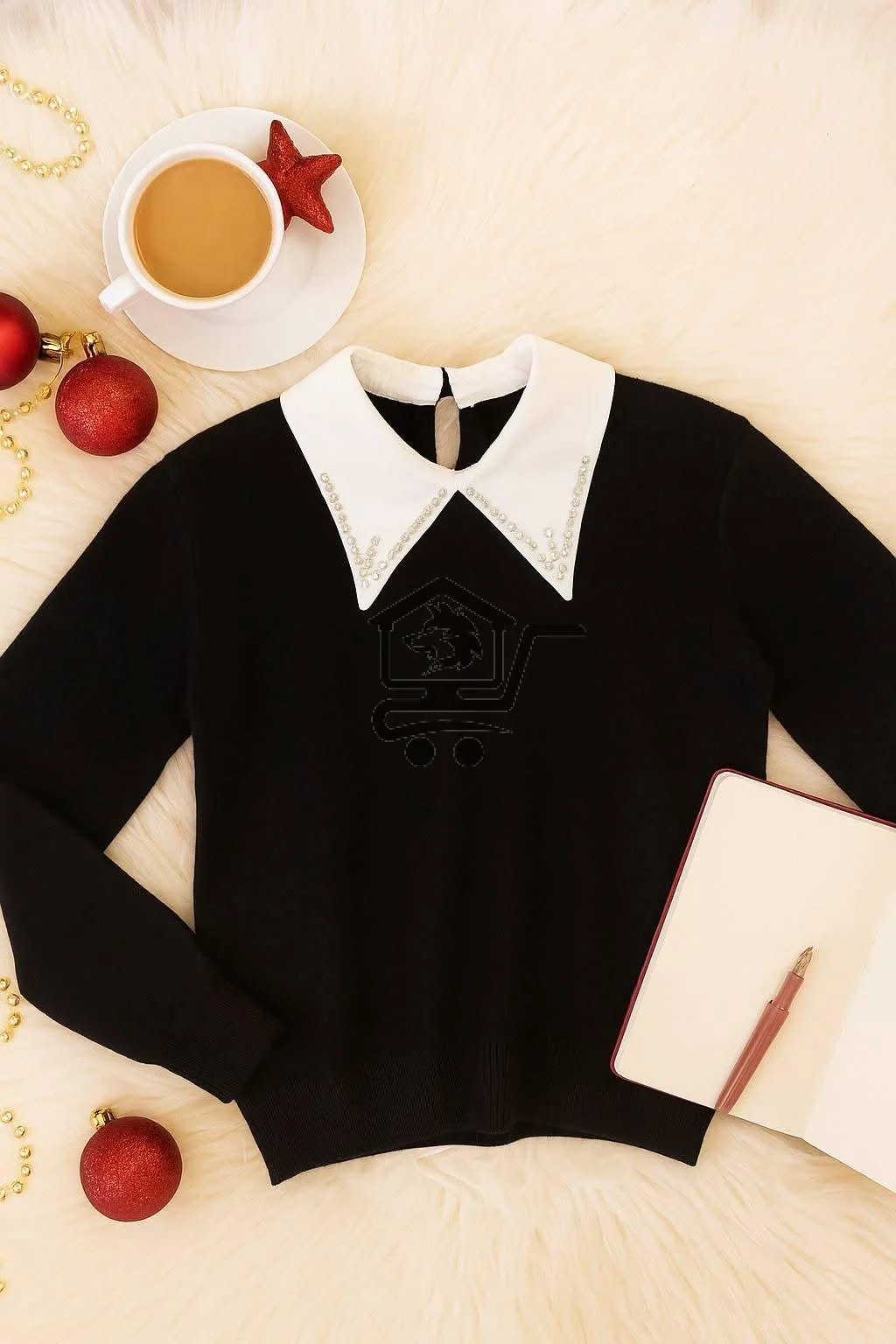 بلوزة تريكو اوفر سايز - الصورة 3