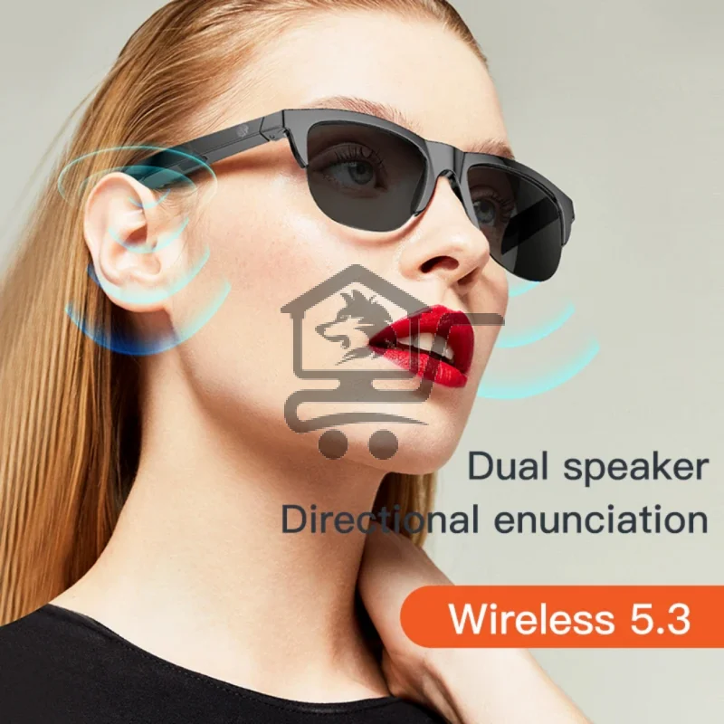 نظارات البلوتوث الذكية Glasses wireless headset - الصورة 1