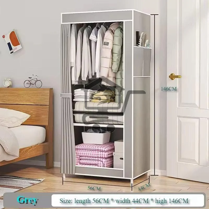 خزانات البسة مصنوعة من القماش - الصورة 1