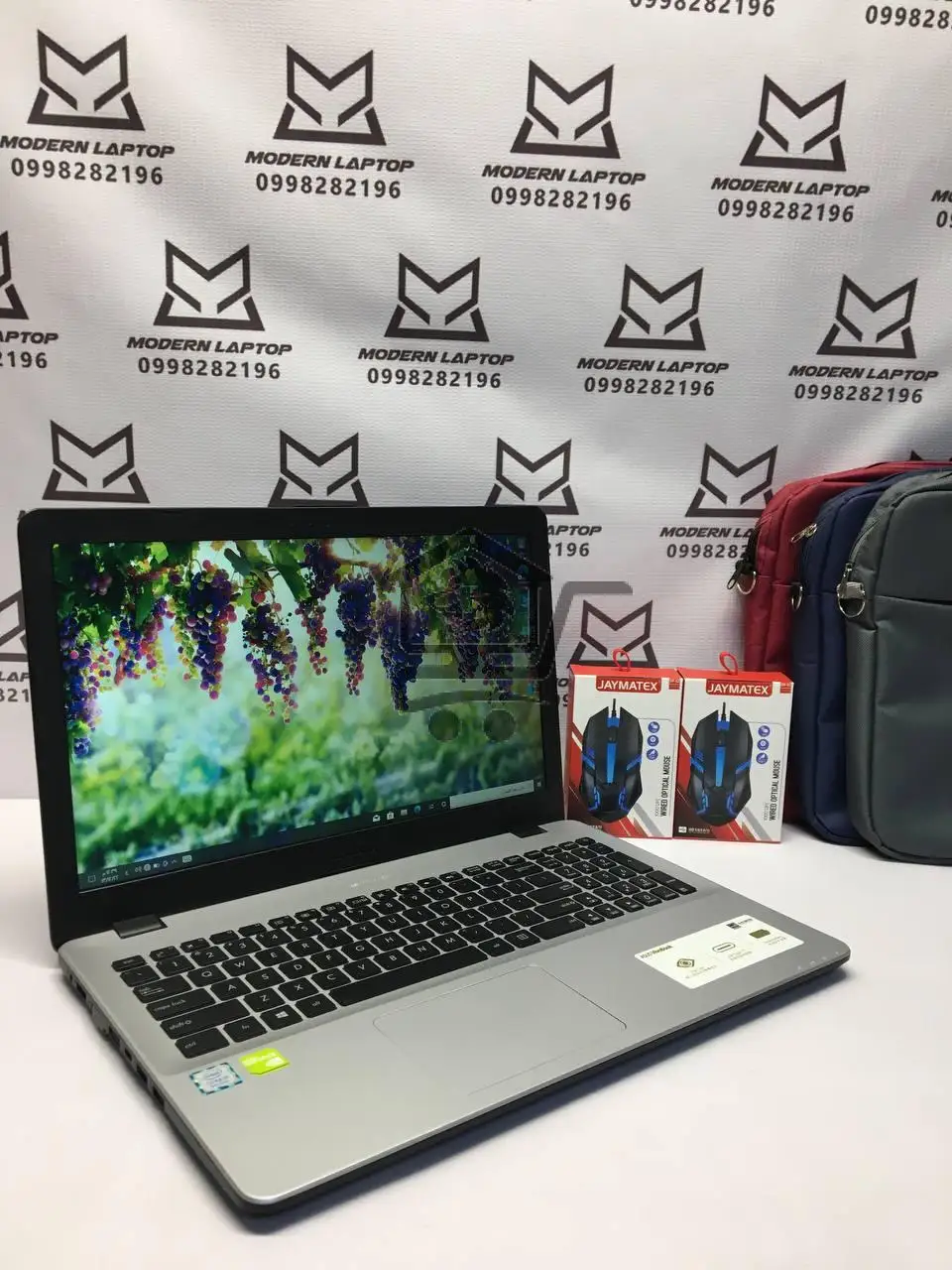 لابتوب ASUS مستعمل بكفالة شهر كامل وكرت منفصل - الصورة 2