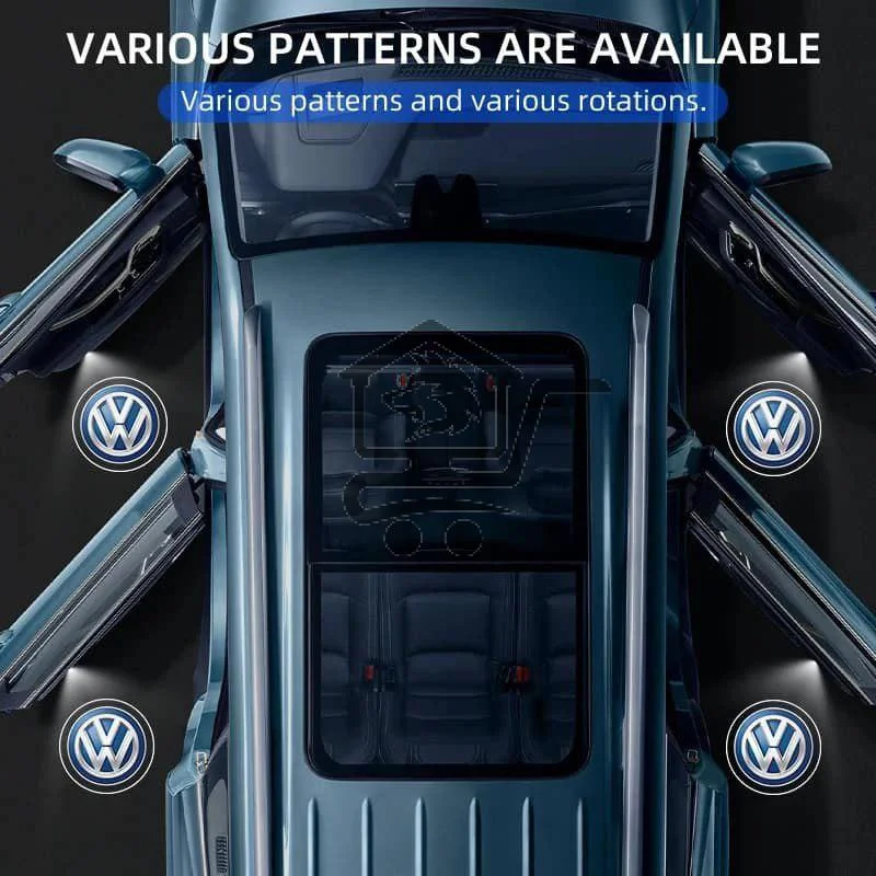 ضوء لوغو مميز لباب السيارة - الصورة 3