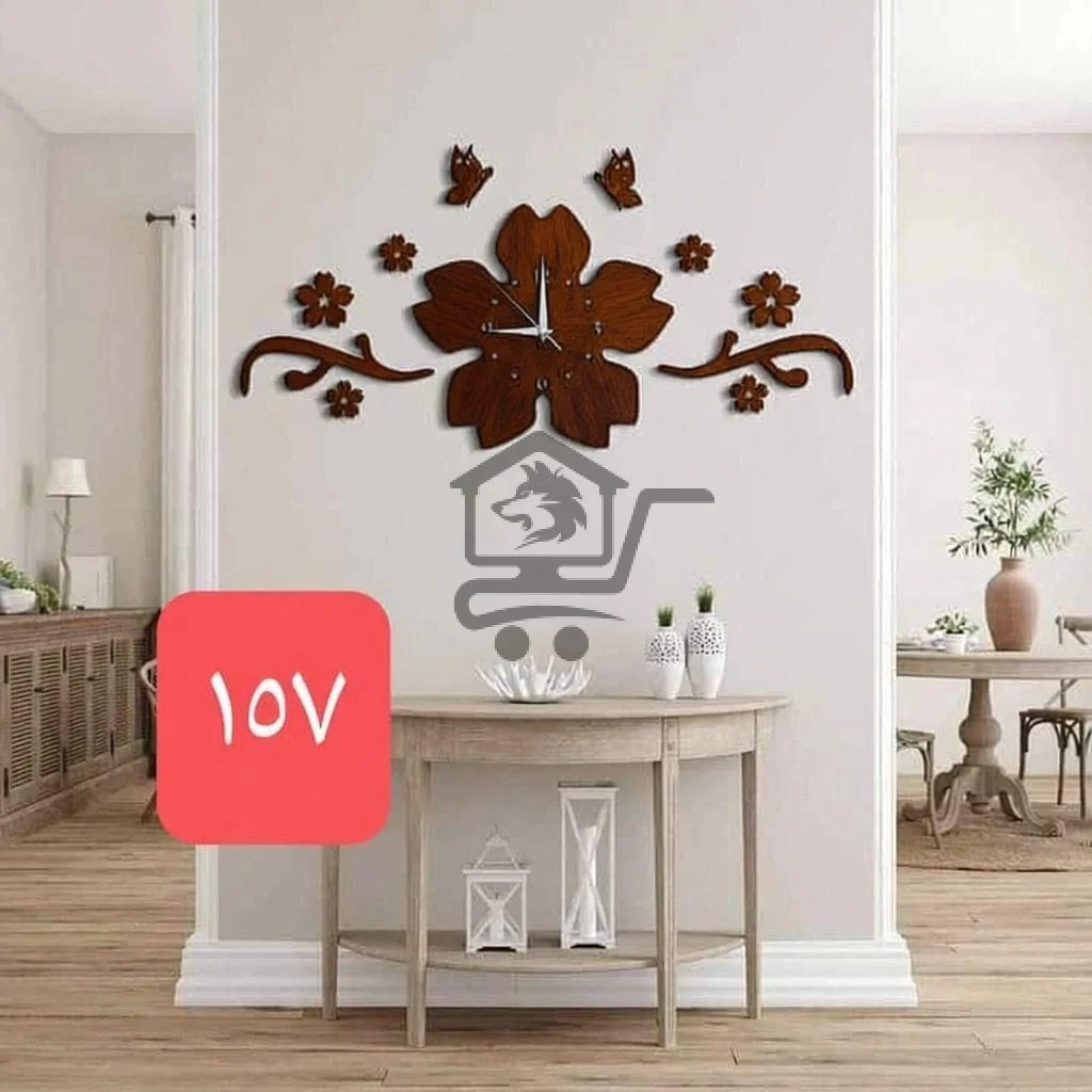 ساعات جدارية خشبية - الصورة 1