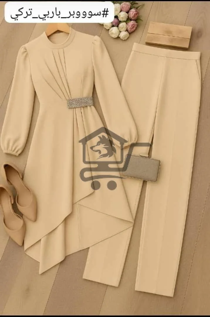 طقم نسواني قماش سوبر باربي - الصورة 2