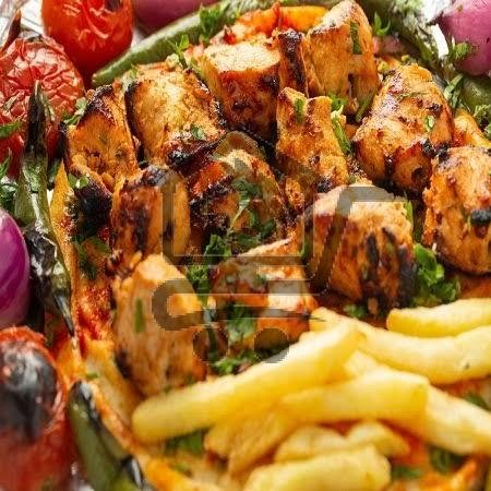 شيش مع بطاطا