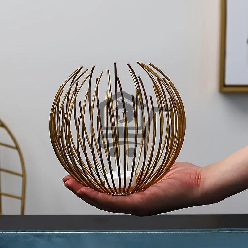 طقم شمعدان معدن قطعتين - الصورة 2