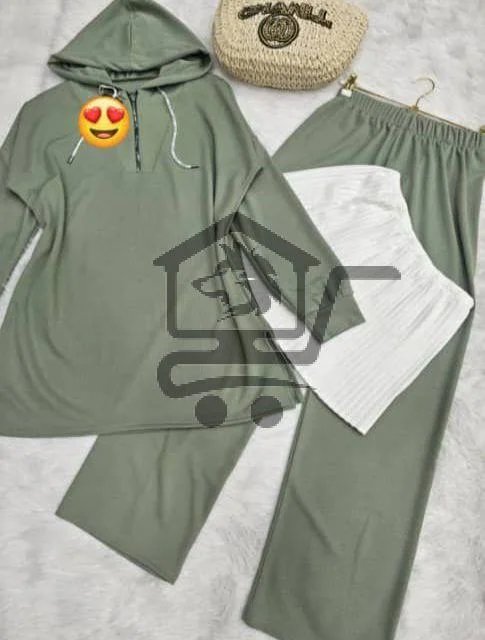 بيجاما نسواني 3 قطع - الصورة 6