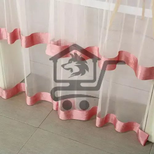 برادي شيفون طبقتين تول مطرزه بدانتيل - الصورة 2