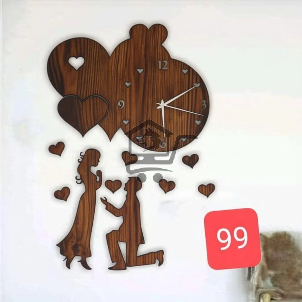 ساعات جدارية خشبية - الصورة 4