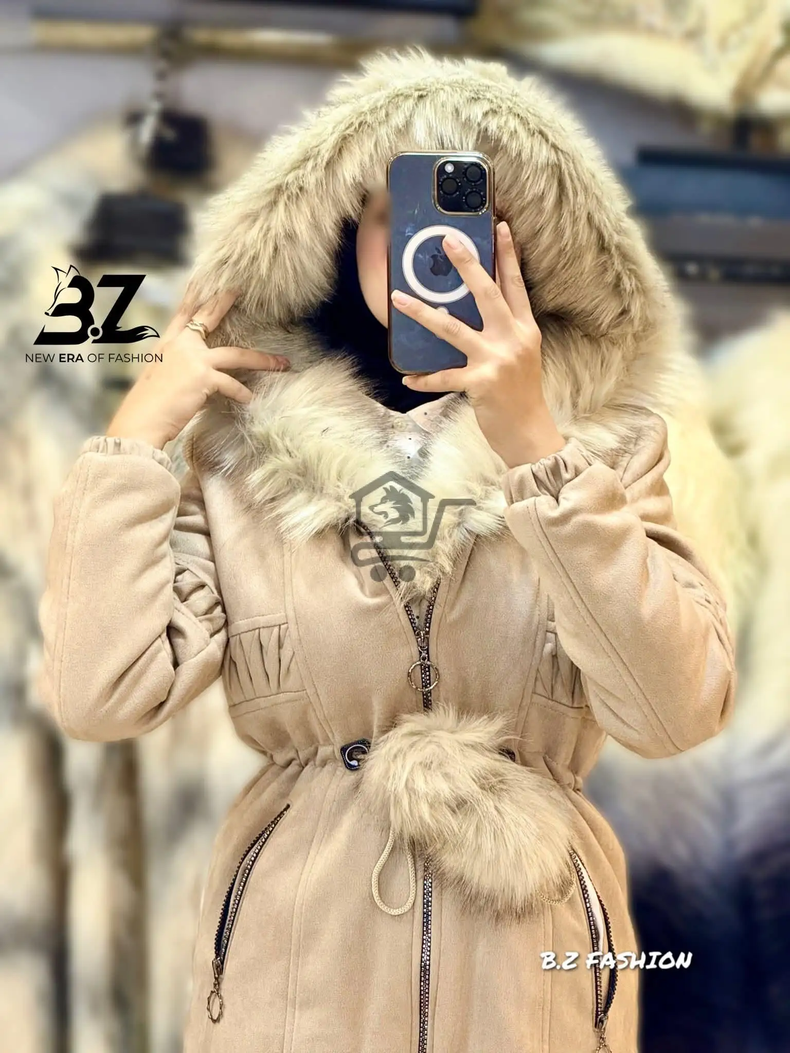 جاكيت شامواه قصير - الصورة 2