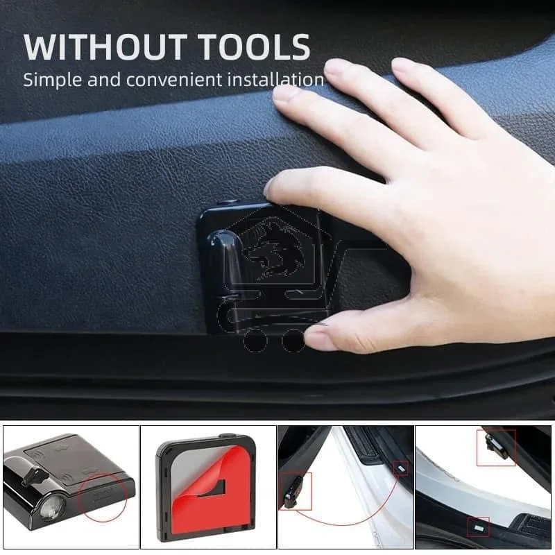 ضوء لوغو مميز لباب السيارة - الصورة 5