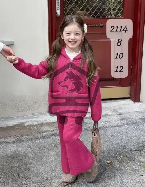 طقم تريكو بناتي - الصورة 1