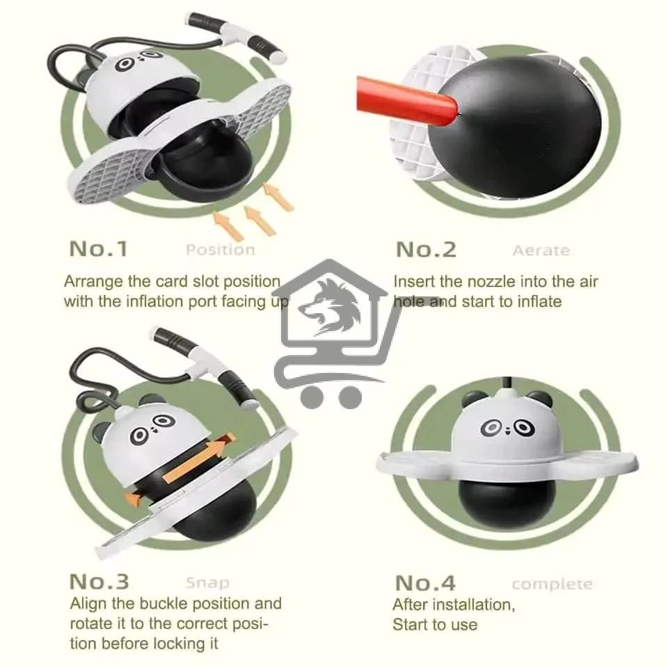 كرة بوغو مع مقبض للاطفال - الصورة 2