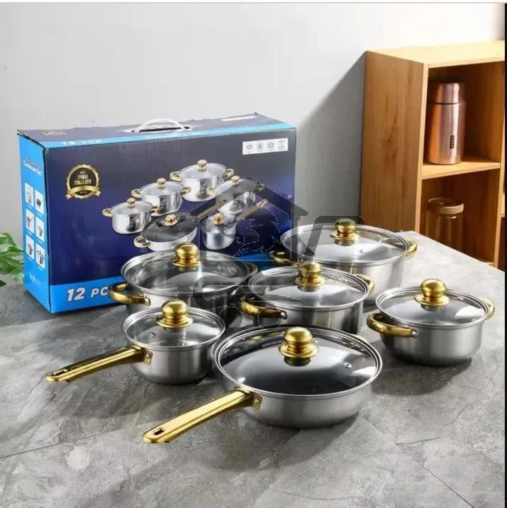 مجموعة طناجر ستانلس فاخرة - الصورة 7