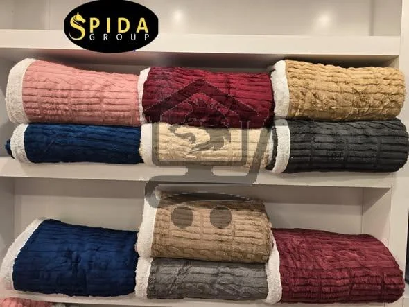 غطوة فرو بوهيمي مبطن صوف - الصورة 2