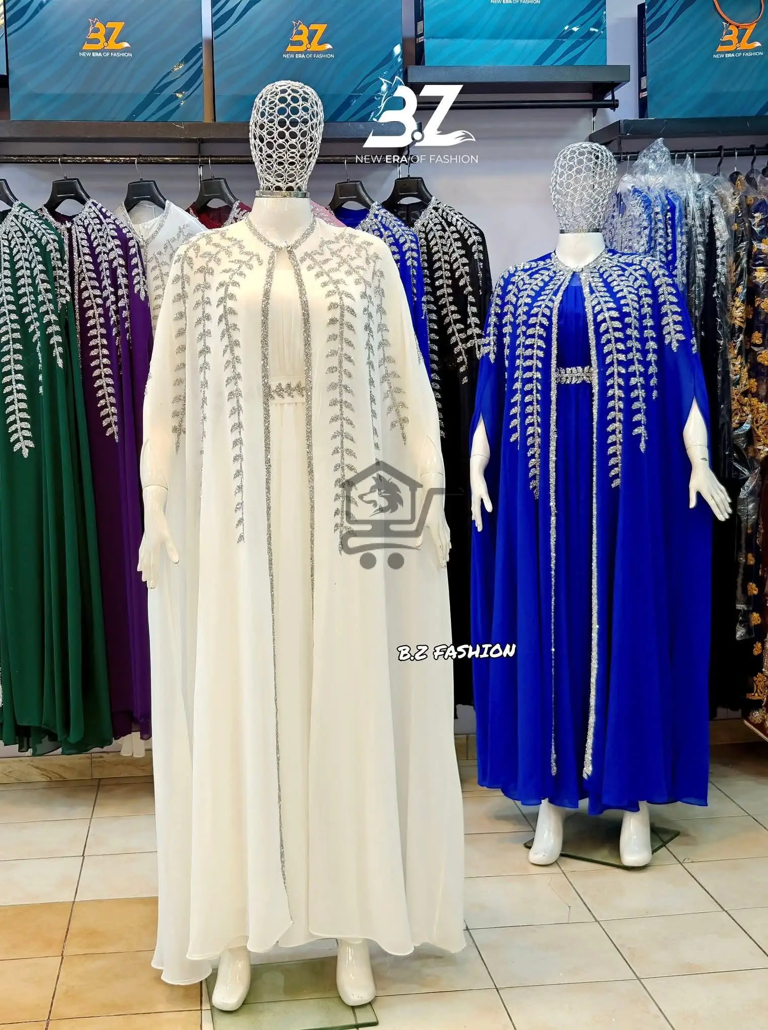 قفطان تركي قطعتين - الصورة 3